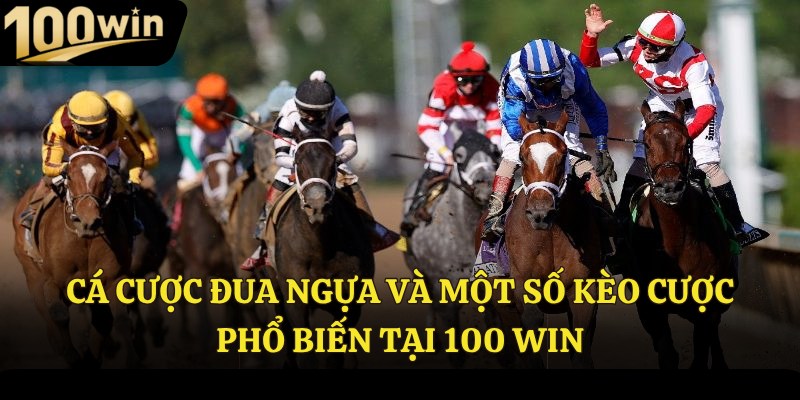 Cá cược đua ngựa và một số kèo cược phổ biến tại 100Win
